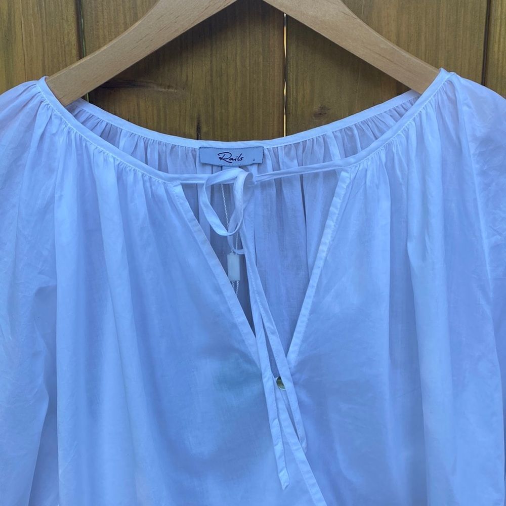 NWT Rails Katia Cotton Wrap Top - Picture 8 of 14
